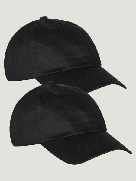 Black Dad hat 2-Pack | Fresh Clean Threads